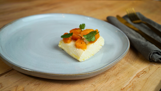Olive Oil Poached Halibut