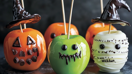 Playful Halloween Candy Apples