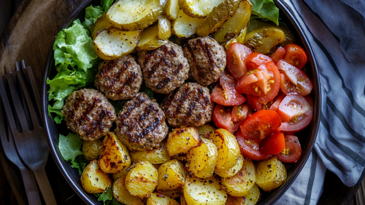 Healthy Burger Bowl