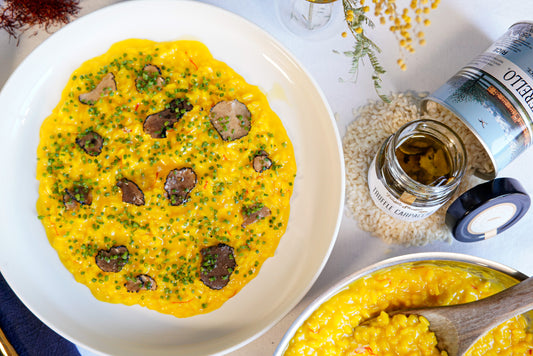 Risotto alla Milanese & Tomahawk Steak with Far Niente Winery