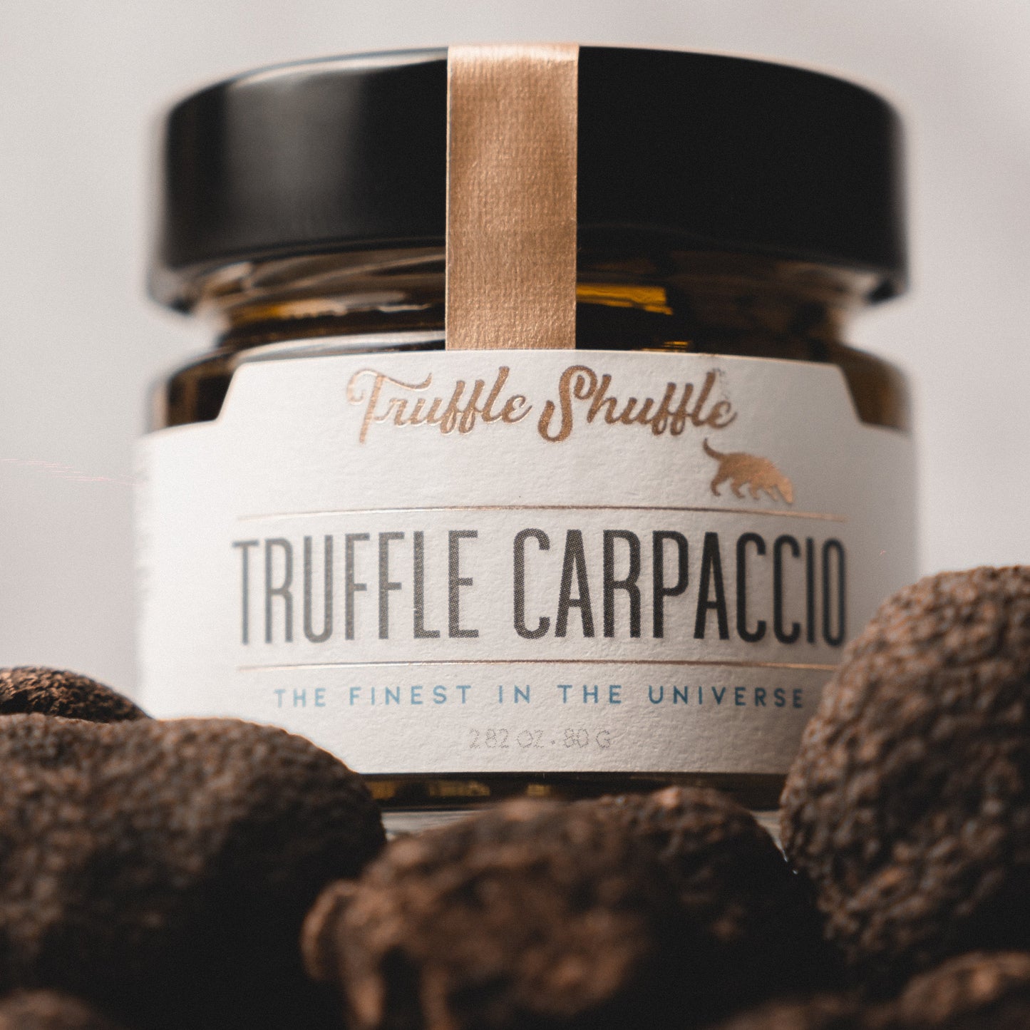 Black Truffle Carpaccio Thin Sliced Truffles in Olive Oil Truffle