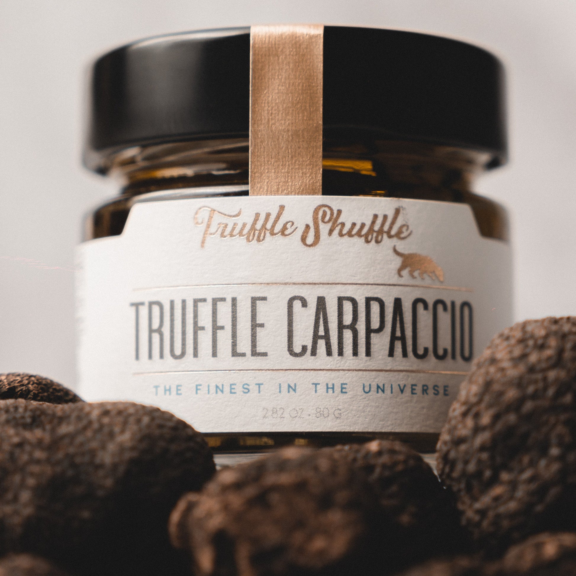 Black Truffle Carpaccio Thin Sliced Truffles in Olive Oil Truffle